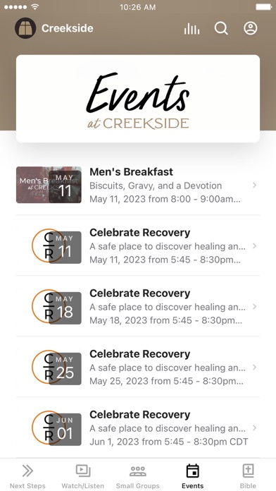 Pryor Creekside Church Screenshot