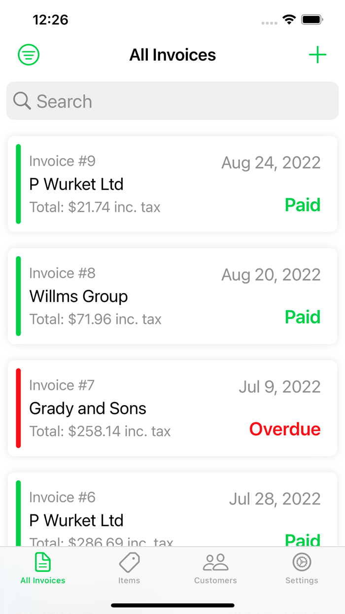 Bills - Invoice Maker