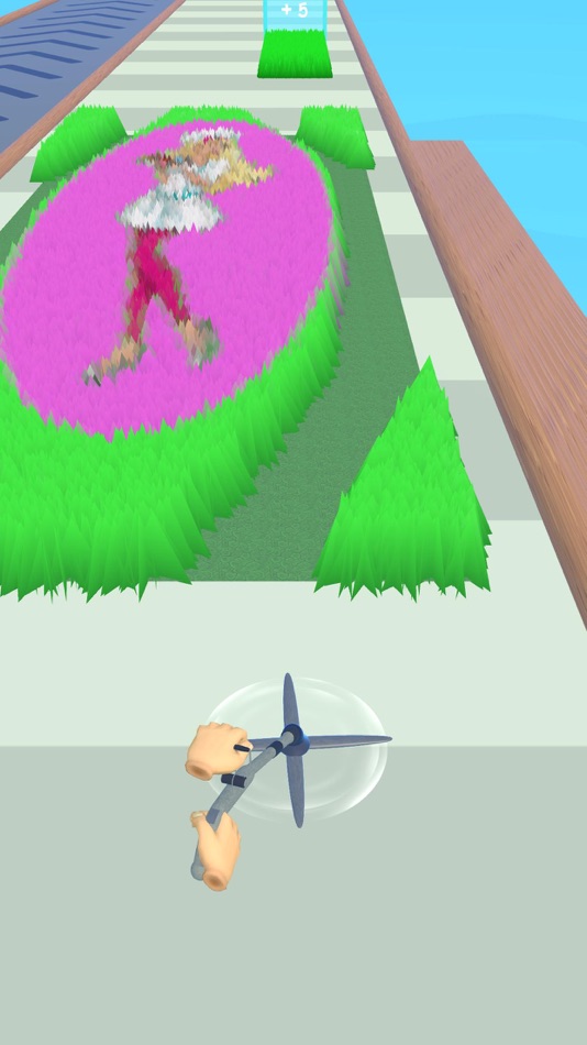 #3. Mower Run 3D (iOS) By: Ibrahim Turan Bastacioglu