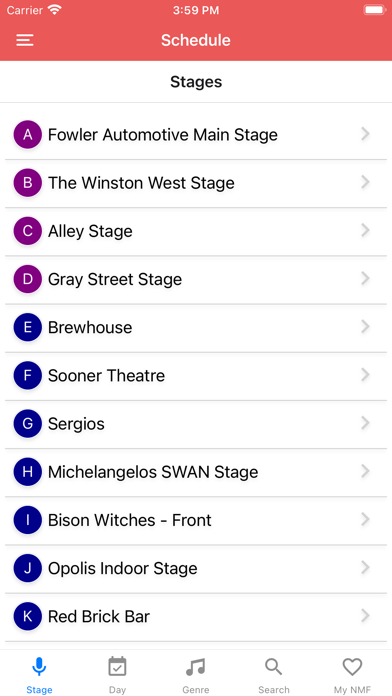 NormanMusicFestival Screenshot 2 - AppWisp.com NormanMusicFestival Screenshot 2 - AppWisp.com