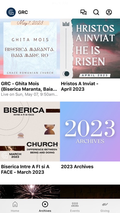 Grace Romanian Church Screenshot