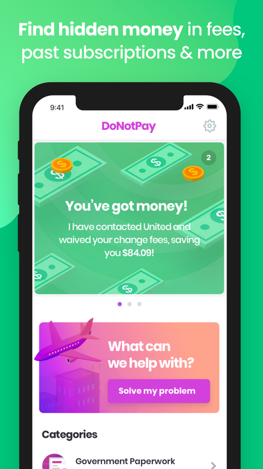 #3. DoNotPay (iOS) 由: DoNotPay Inc
