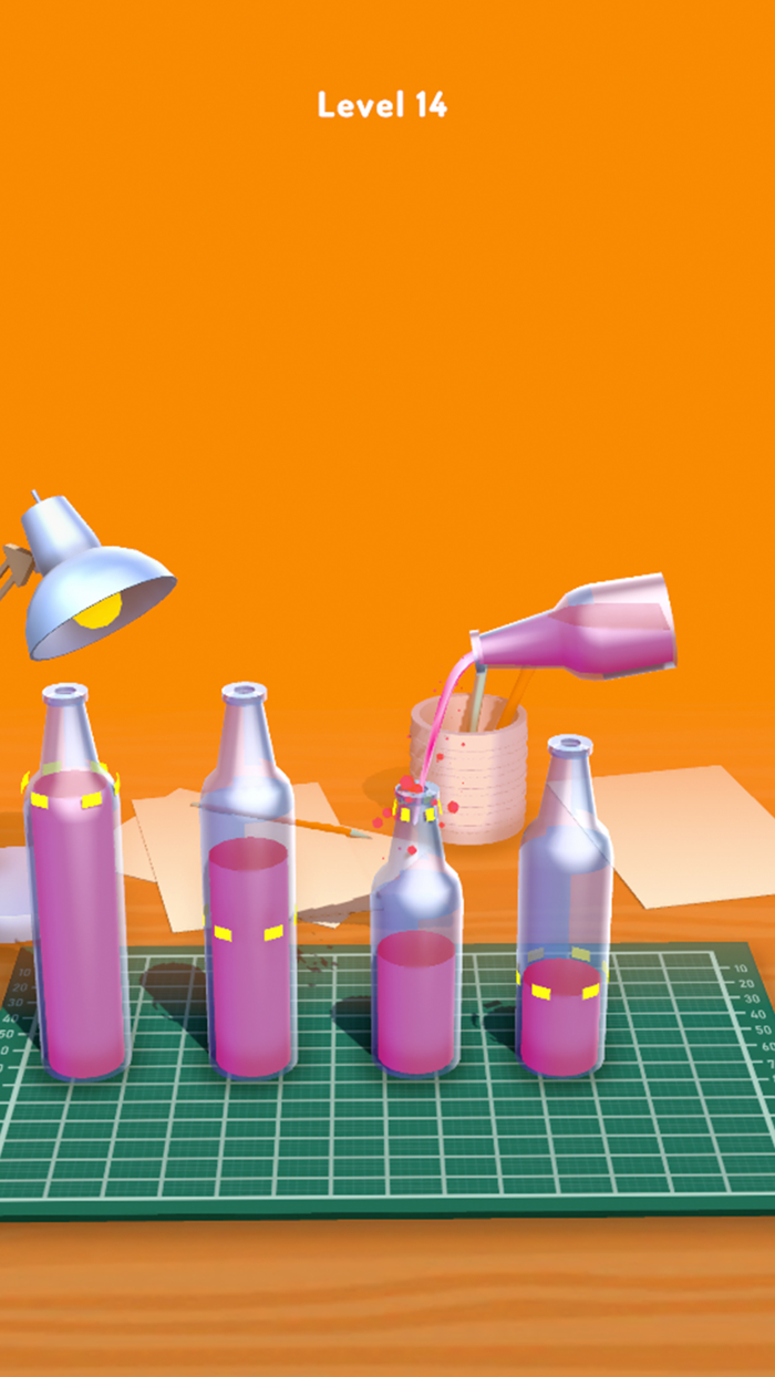 Water Level  Puzzle 3D