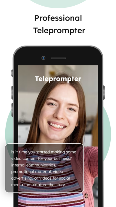 Teleprompter - Floating Texts Screenshot