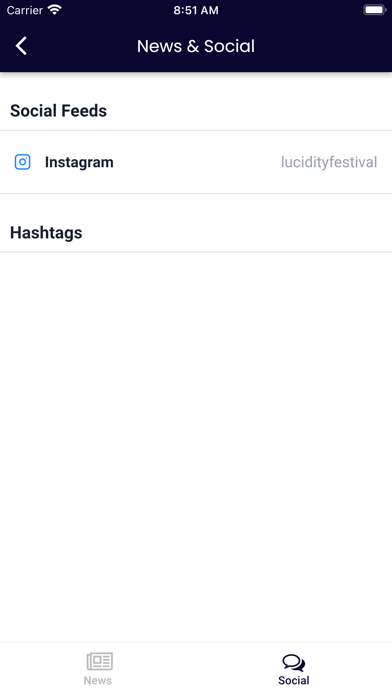 Lucidity Fest App Screenshot