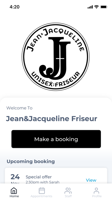 Jean&Jacqueline Friseur Screenshot