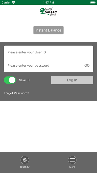 United Valley Bank Mobile Screenshot