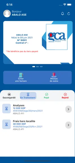 Game screenshot GCA Santé apk