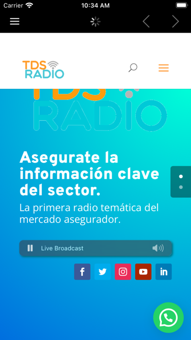 TDS Radio Screenshot
