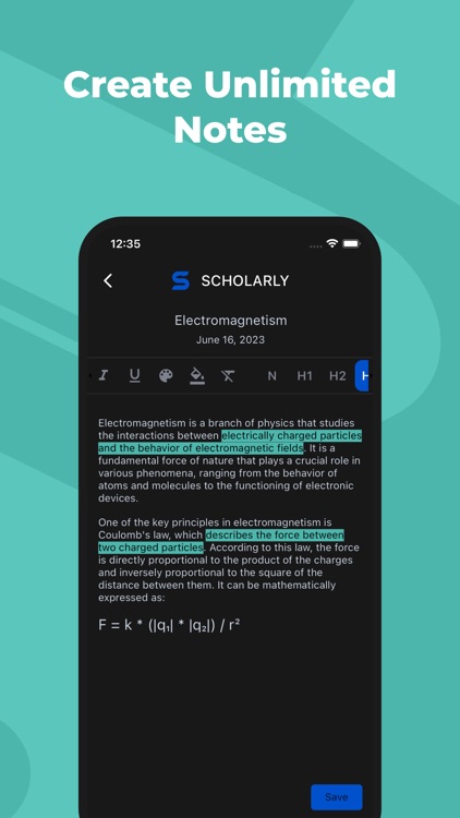 Scholarly - Flashcards, Notes screenshot-3