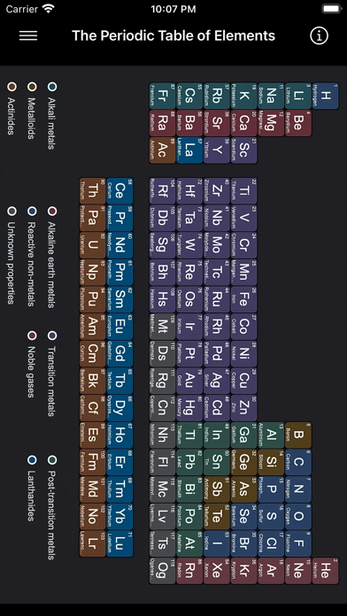 Screenshot #3 pour Chemical Elements Quiz & Study