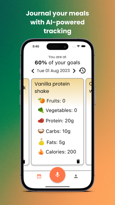Nutrition Buddy - Food Journal Screenshot