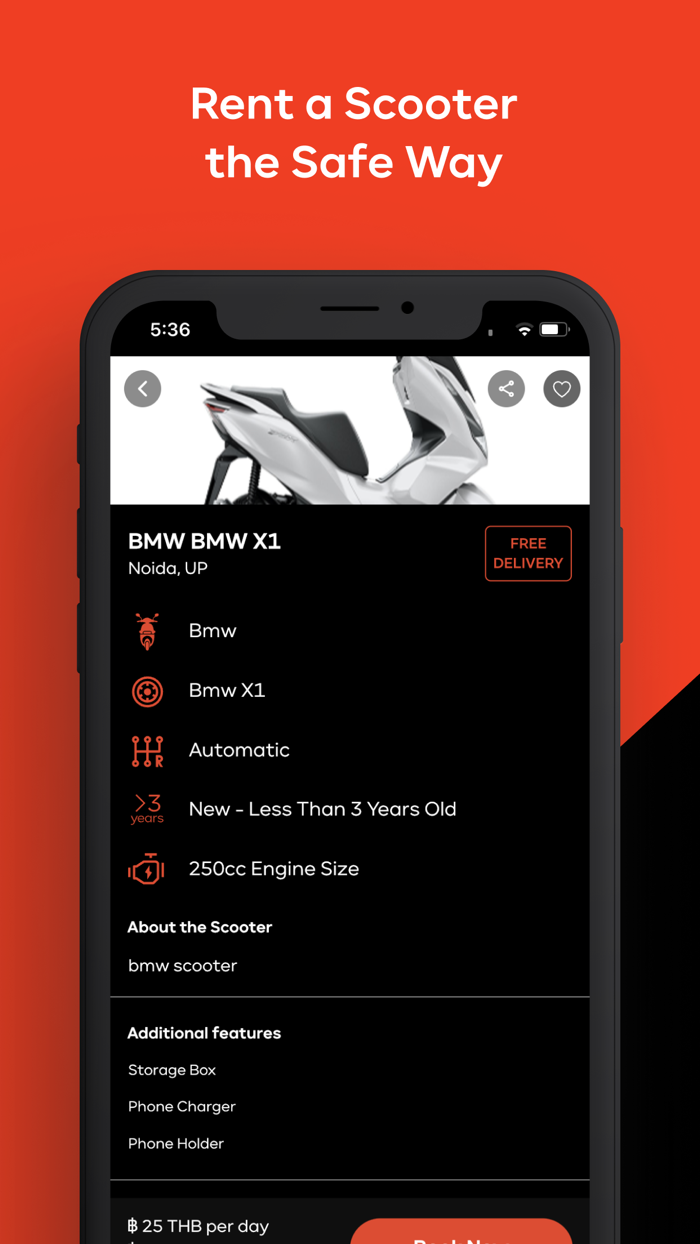 Skoot - Motorbike Rental App