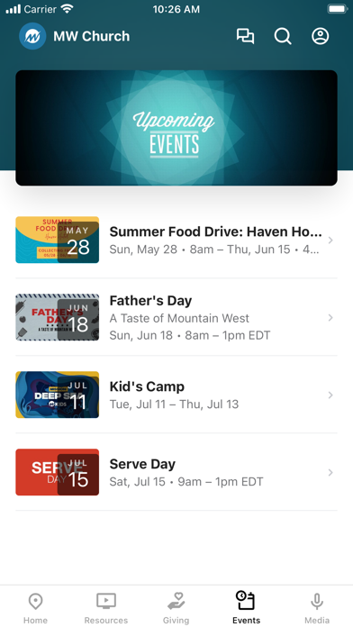Mountain West Church Screenshot