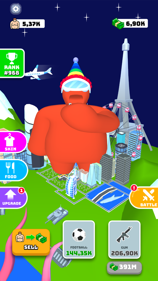 #4. Eating Hero: Clicker Food Game (iOS) 来自: AI Games FZ