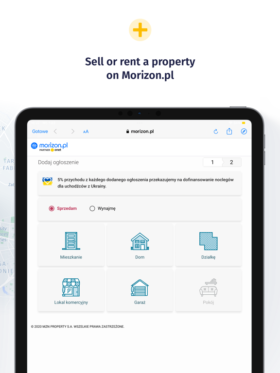 Morizon.pl Real Estate App iPad screenshot 9 - Lifestyle app