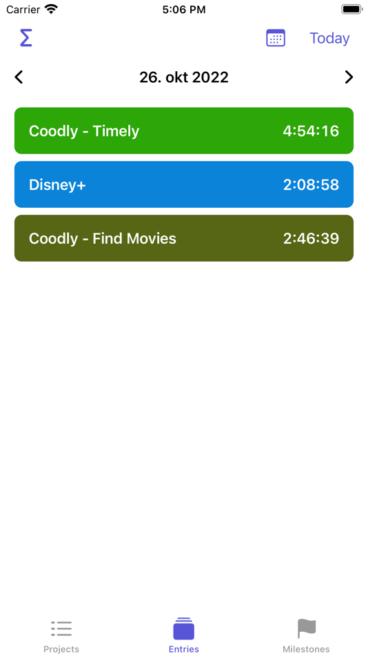 #3. YATTA - time tracking on Toggl (macOS) 由: Coodly LLC