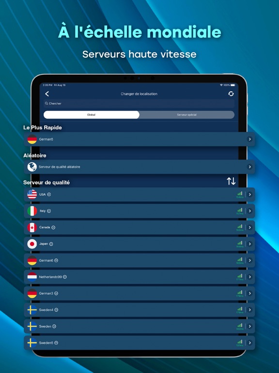 Screenshot #5 pour Maître VPN - VPN ultra rapide