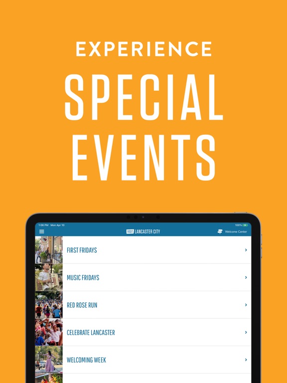 Visit Lancaster City iPad screenshot 3 - Travel app