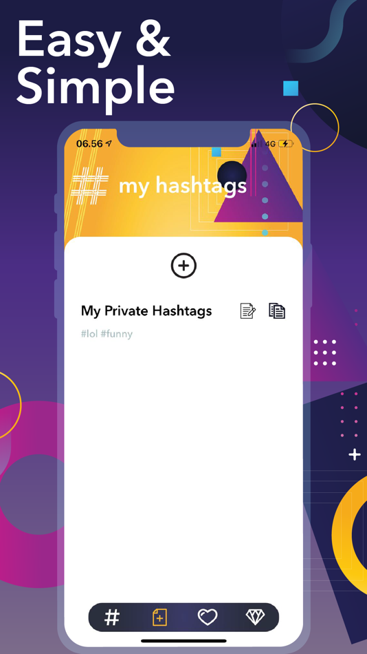#4. Hashtag Generator App (iOS) 由: Eli Bitton