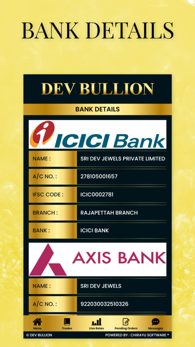 DEV BULLION Screenshot