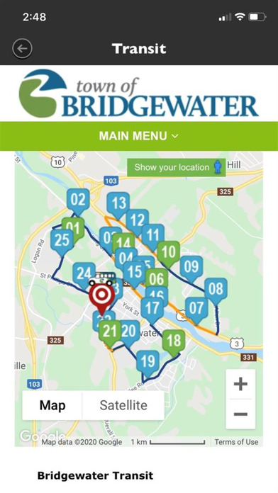 Town of Bridgewater Screenshot