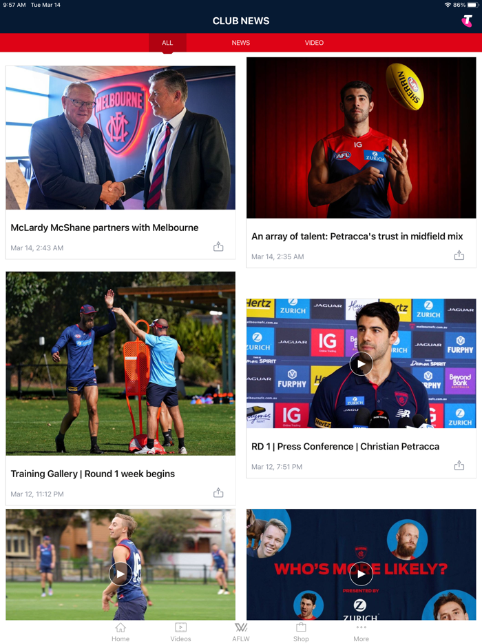 Melbourne Official App