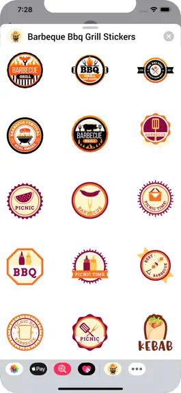 Game screenshot Barbeque BBQ Grill Stickers mod apk