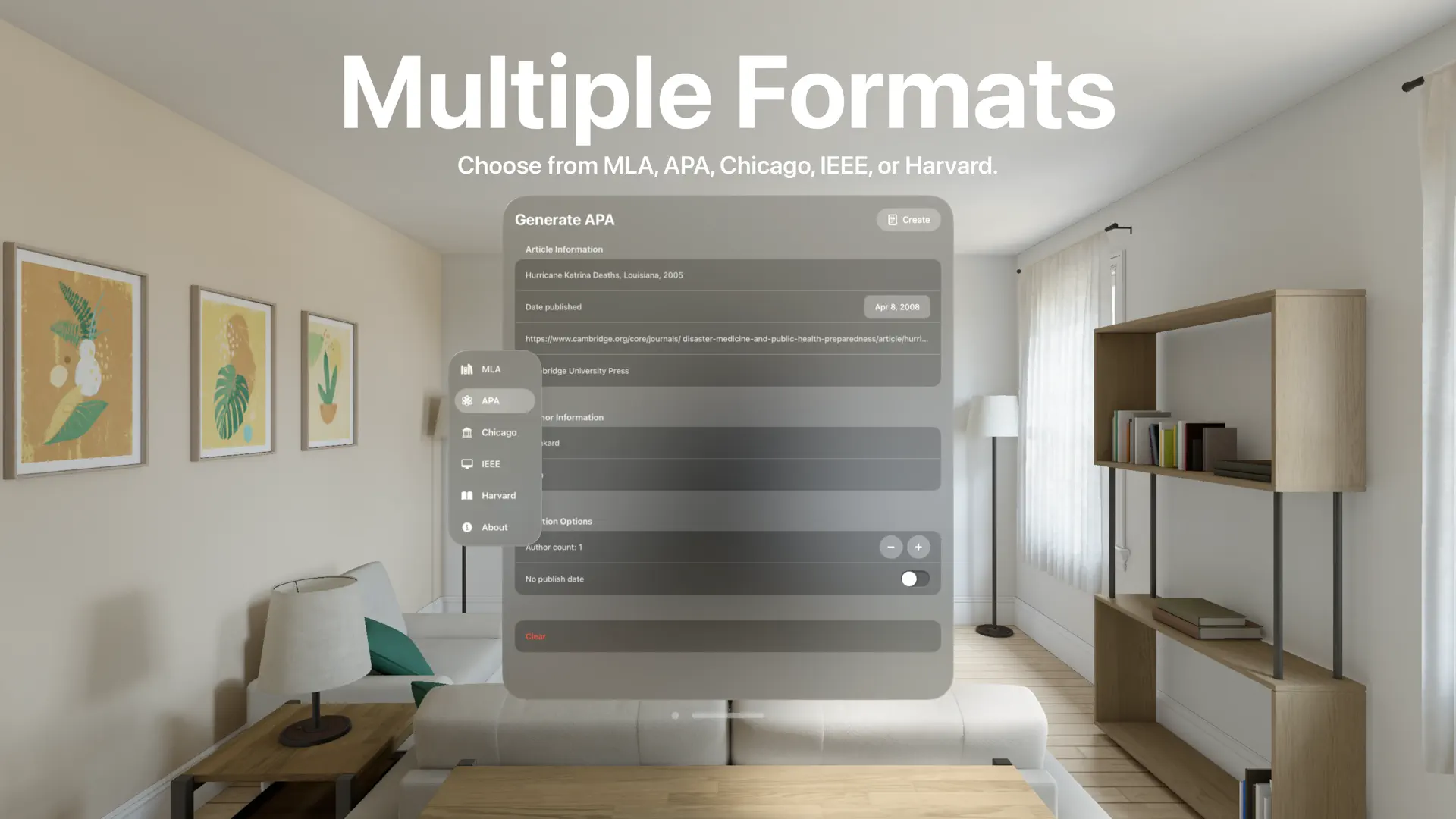 Citations screenshot 2