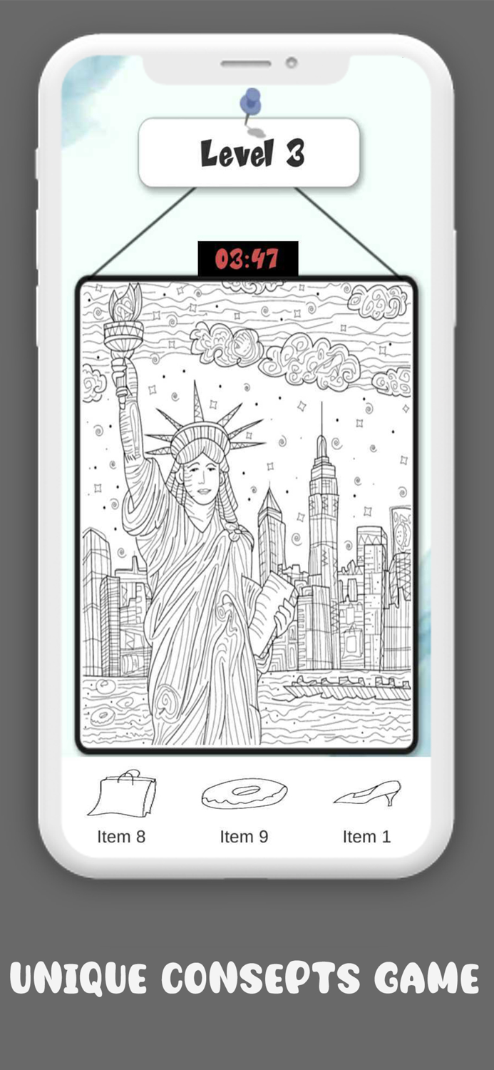 Hidden Objects - Hand Drawn