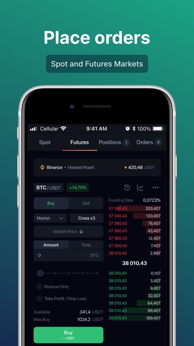 BuyCrypt – Crypto Manager App Screenshot