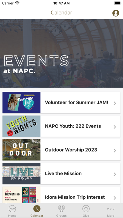 New Albany Presbyterian Church Screenshot