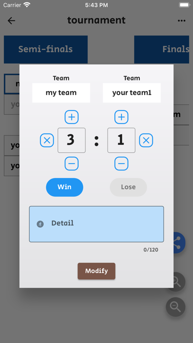 make League tournament bracket Screenshot