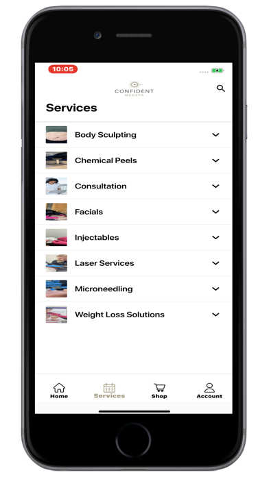 Confident Med Spa Mobile Screenshot