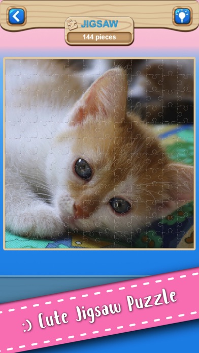 Cute Kitten Cat Jigsaw Puzzle Screenshot