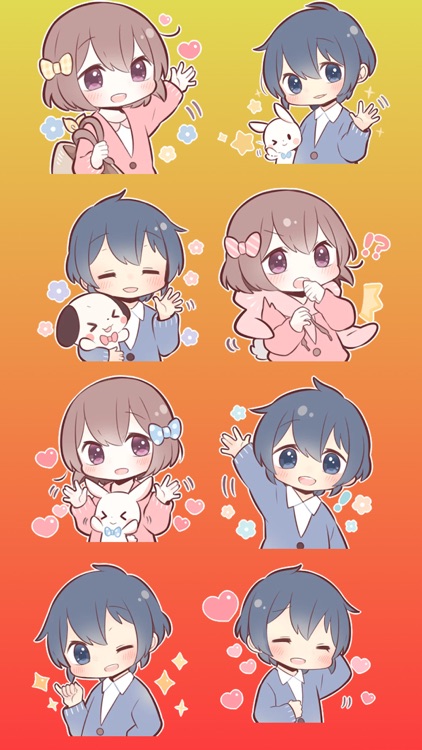 Couple in love Stickers part 2