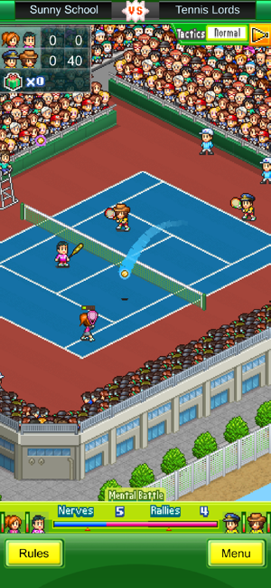Екранна снимка на историята на тенис клуба