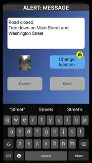 town alert iphone screenshot 2