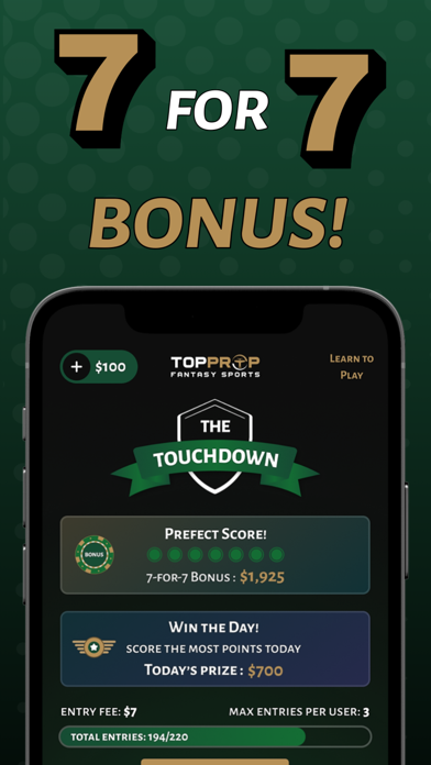 TopProp Fantasy Sports Screenshot