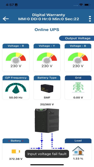 Screenshot 4 of Suvastika Online UPS (3P-3P) App