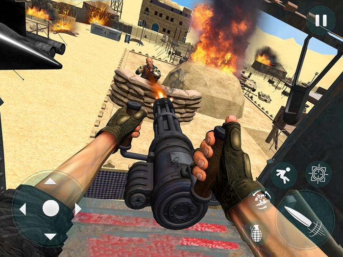 中国陆军军事狙击手射击动作游戏