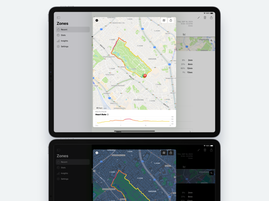 Zones for Training iPad app afbeelding 3