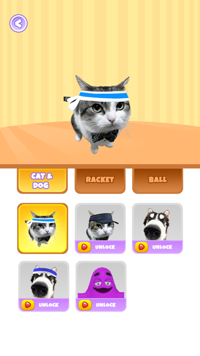 Dog & Cat Tennis Screenshot
