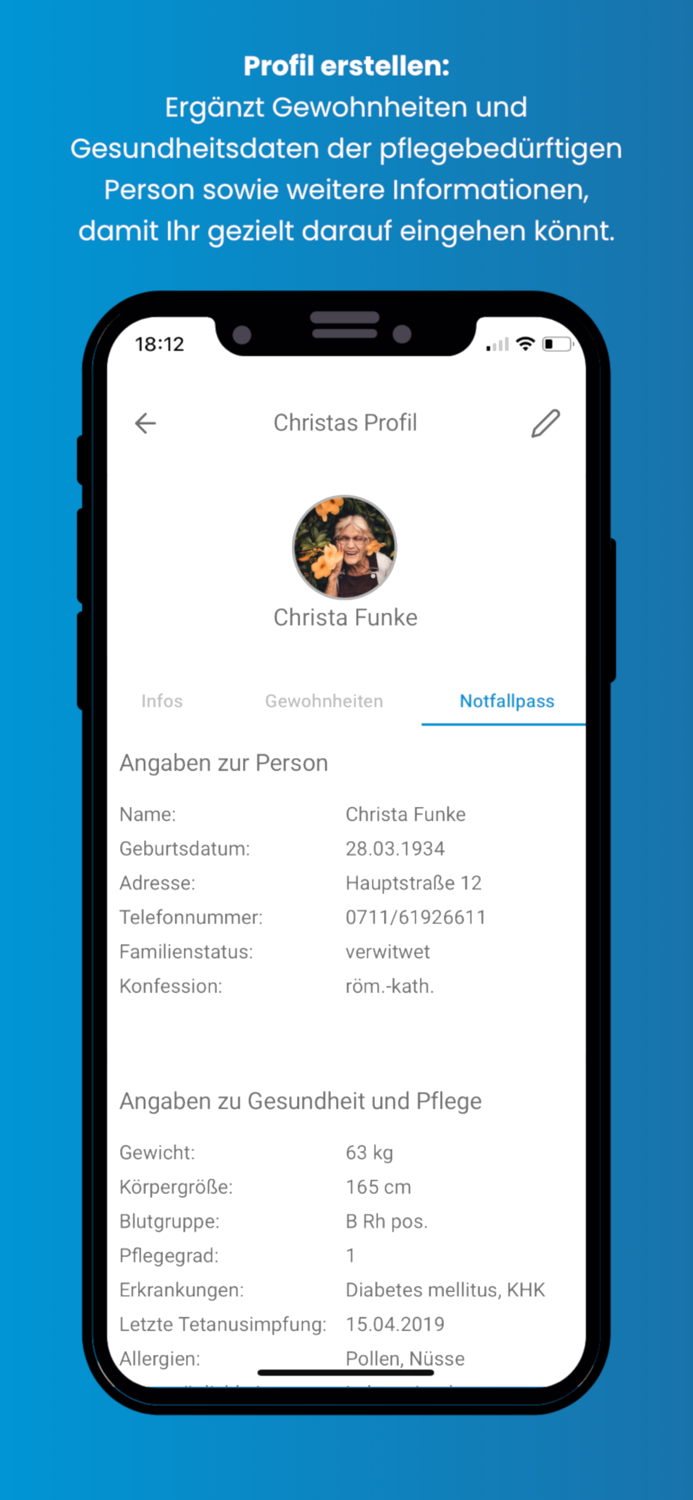 Ease - Gemeinsam pflegen