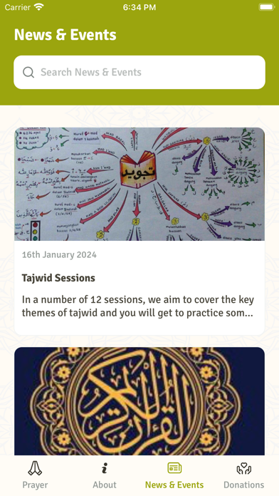 Bath Islamic Society Screenshot