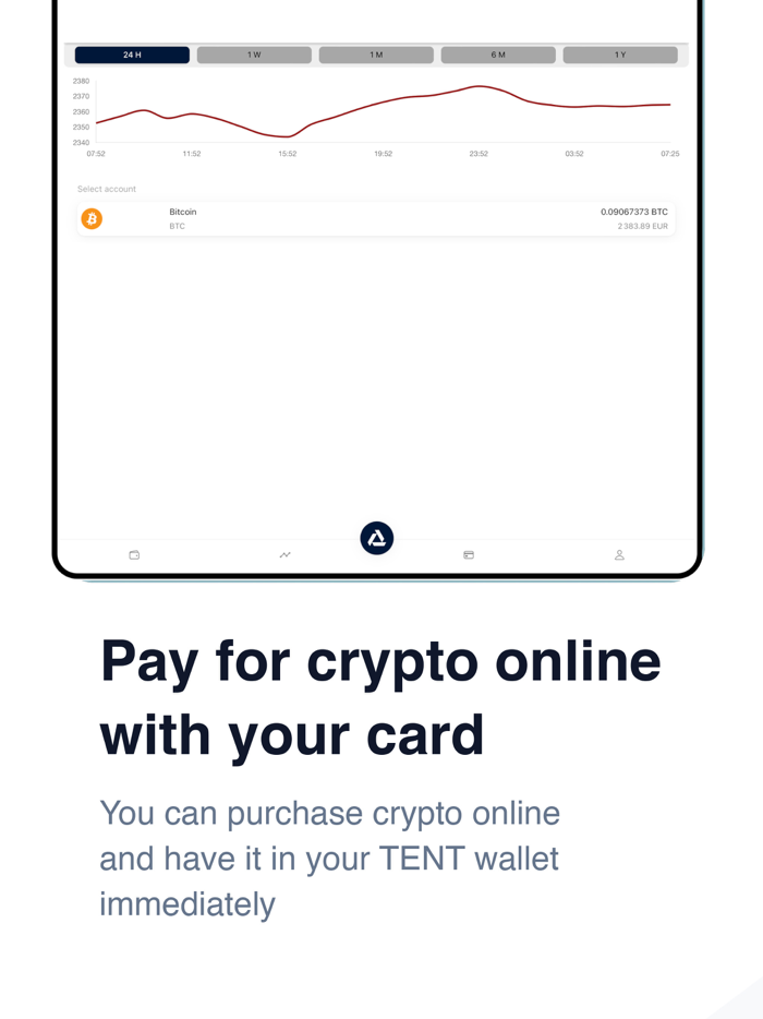 TENT Bitcoin and Crypto Wallet