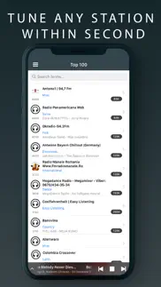 radio tuner - live fm stations iphone screenshot 2