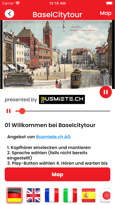 BaselCityTour Screenshot