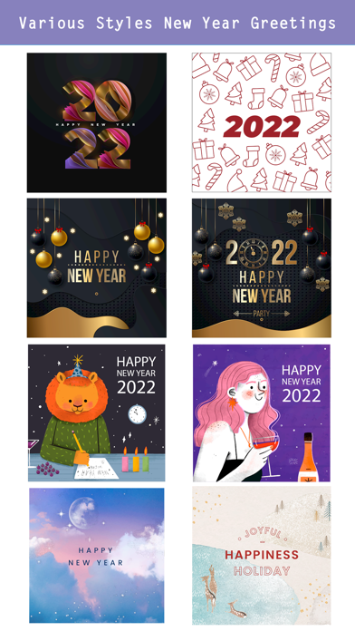 2022 - Happy New Year Stickers Screenshot