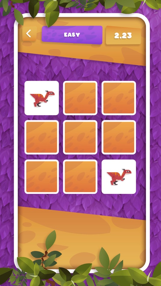 #4. Dinosaur memory Concentration (iOS) 由: Landay Apps